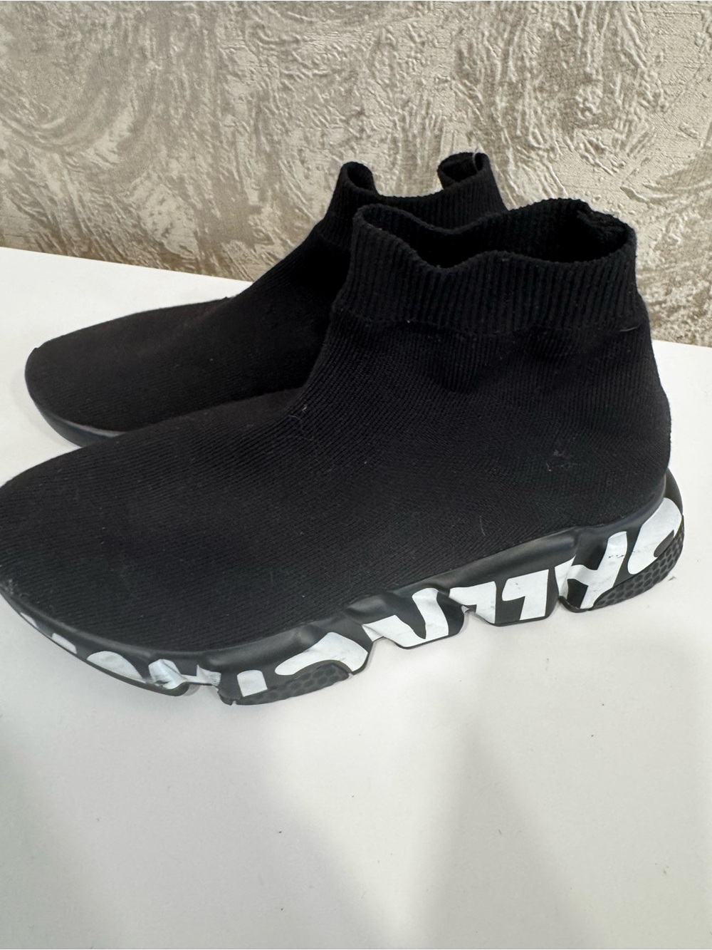 Balenciaga Black Speed Trainer Sock Sneakers - Picture 4 of 7